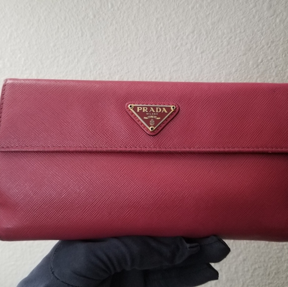 PRADA Beautiful Double Sided Flap wallet Italy - Picture 11 of 16